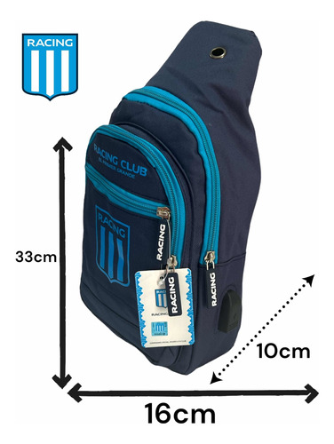 Morral Tipo Bandolera Boca Juniors + Resistentes Y Practicos