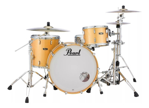 Batería Pearl Wood Fiberglass Fw943xp 3 Cuerpos Bombo 24'' Color Antique Gold