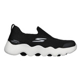 Tenis Mujer Skechers Go Walk Massage Fit - Negro 