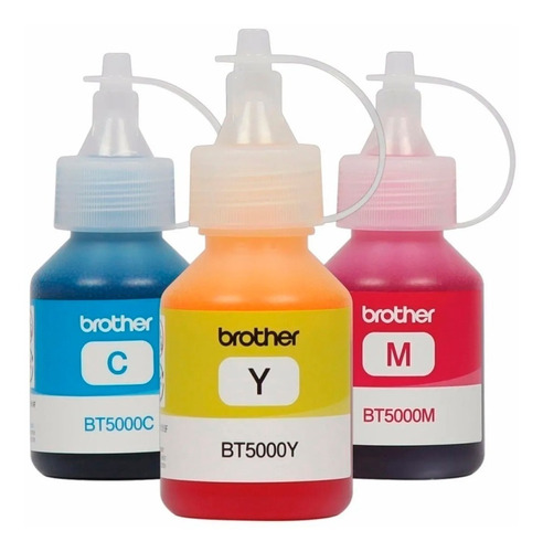 Pack Tinta Brother ®  Tricolor Bt5001