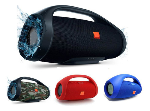 Caixa De Som Bluetooth Boombox Gigante 35cm Potente