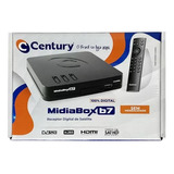 Receptor Digital Century Midiabox B4 Azul Hd Tv Midia Box B4