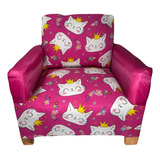 Sillon Infantil De Gatitos Para Niña, Niño Personaje Puff