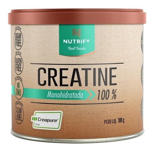 Creatina Creapure Creatine Monohidratada 100% Nutrify 300g