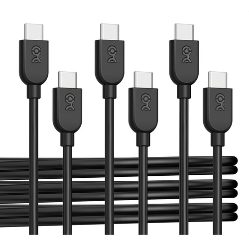 Paquete De 3 Cables De Carga Usb C Cortos Extremadamente Fle