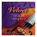 Encordado Set De Cuerdas Velvet Para Violín Violin 4/4 