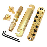 Puente Para Guitarra Les Paul Gold Tune-o-matic, Dorado .