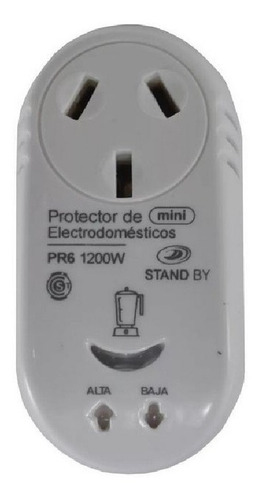 Protector Tensión Electrodomésticos Hasta 1200w Stand By