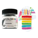 Colorante Polvo Comestible Kit X6 Colores Arcoíris Color Mix