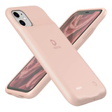 Funda Rosa Bateria Cargador Compatible Con iPhone 11