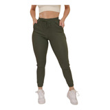 Calca Skinny Jogger Feminina Bengaline Cordao Roupa Top