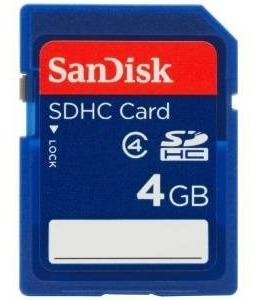 Sandisk 4gb Class 4 Sdhc Memoria Flash Card-sdsdb-004g-b35 (