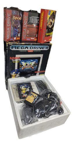 Consola Sega Mega Drive Ii Modelo 1 Original Hdg Importada