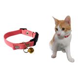 Collar Para Gato Ajustable Con Cascabel 