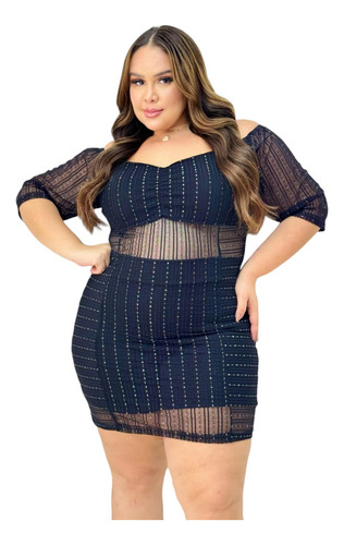 Vestido Plus Size Feminino Soltinho Acinturado 44 Á 54