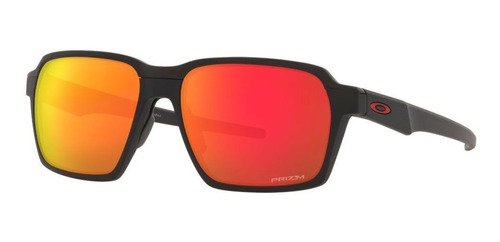 Lentes De Sol Parlay Matte Negro Oakley Oo414341430358