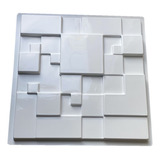 Forma 3d Mosaico Liso 39x39 Abs 2mm Molde Para Gesso/cimento