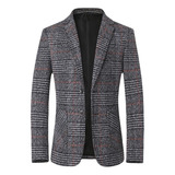 Chaqueta De Moda Para Hombre, Blazer Formal, Abrigo De Manga