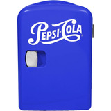 Mini Nevera Con Diseño De Pepsi Con Capacidad De 4 L Curtis