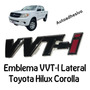 Emblema Vvt-i Lateral Toyota Hilux 2.7 Corolla 2003-2014 Toyota Corolla