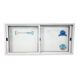 Ventanas Aluminio Blanco 200x90 Vidrio Entero 4mm