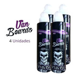 Kit 4 Shaving Gel Menthol Para Barbear Van Beards 1 Litro