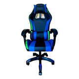 Silla Gamer Con Parlante Bluetooth Y Luz Rgb + Control