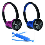 Fone Headphone Dj Profissional Stereo Yoga Cd 46 Azul