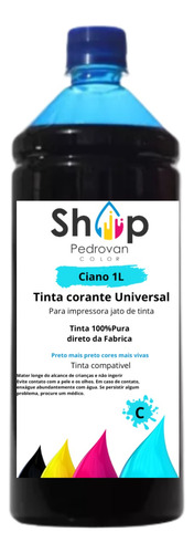 Refil 1 Litros Tinta Compatível Epson L375 L395 L3150 L3110.