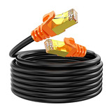 Cable Ethernet Nc Xqin Cat 7 Para Exteriores De 75 Pies, Cat
