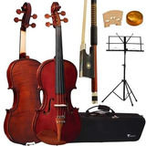 Violino 4/4 Ve441 Eagle Kit Com Case Arco Estante Partitura