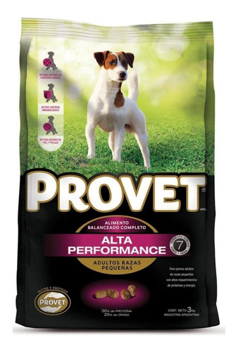 Provet Alta Performance Adulto Raz Peq 15 Kg Mascota Food