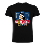 Polera Colo Colo Niño Adulto Copa Libertadores %100 Algodón