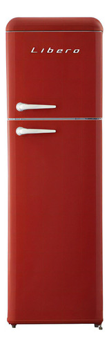 Refrigerador Retro 239 Litros Lrt-280dfrr Rojo Libero