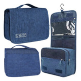 Bolso Neceser Organizador Colgante Neceser Viaje Impermeable Color Azul