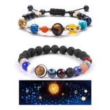 Yanchun 2 Pulseras Con Sistema Solar Para Mujer, Pulsera De 