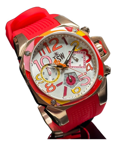 Reloj Technosport Mujer Ts-100-b3 Rojo