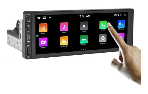 Radio Auto Android Carplay Wifi 2 Din 6.9'' 2 Gb Ram 32 Gb