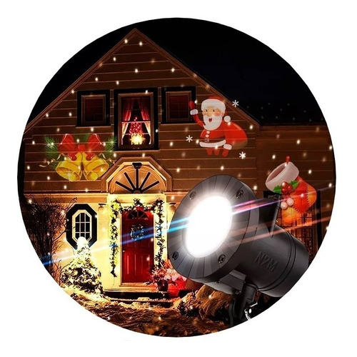 Laser Led Proyector Jardin 6 Imagenes Navidad Fiestas