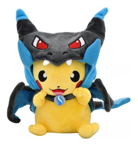 Pelucia Pikachu Cosplay Charizard Boneco Pokemon Sg Lapras