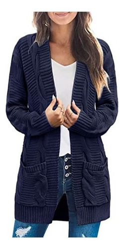 2022 Abrigo Largo Mujer Chamarras Mujer Elegantes Cardigan