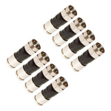 3000 Conector Rg6 De Compressão Profissional P/ Cabo Coaxial