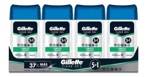  Gillette Antitranspirante 5 En 1 En Gel 113 G Cada Uno 