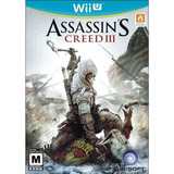 Assassin's Creed 3 Wiiu Midia Fisica Novo Lacrado