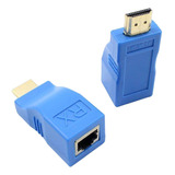 Extensor Adaptador Hdmi Cat 5e/6 Cable Rj45 30 Metros 4k-2k