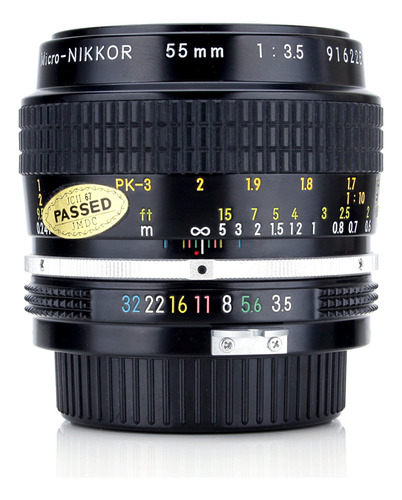 Nikon Micro-nikkor 55mm Macro F/3.5 Na Caixa P/ Colecionador