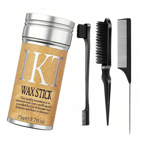 Kit Cera Capilar Hair Stick + Peine Profesional Importado