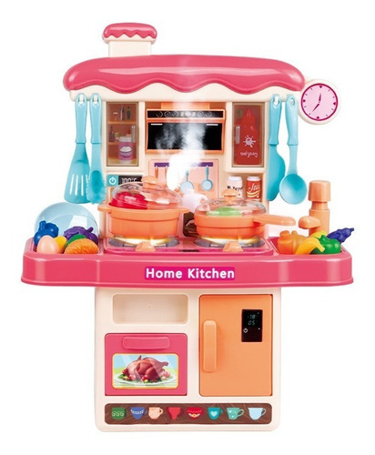 Juego Juguetes Cocina Jugar Casitas Agua Rociada Sonido Luz