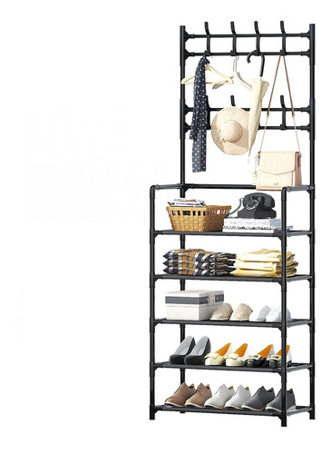 Zapatos Rack Closet Organizador Perchero Hogar 5 Niveles