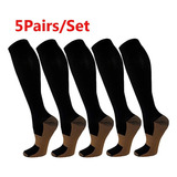 5 Pares De Calcetines De Compresión (20-30 Mmhg) /calcetines